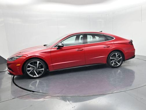 Calypso Red 2021 Hyundai SONATA SEL Plus
