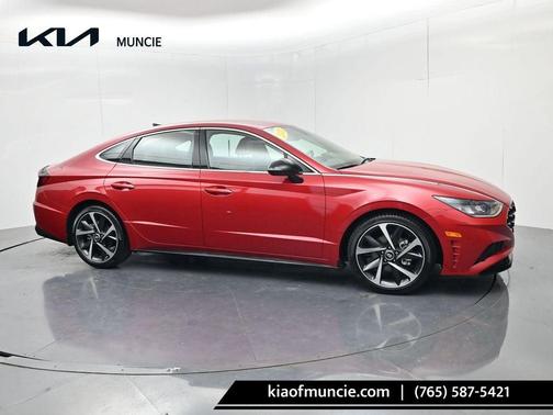 Calypso Red 2021 Hyundai SONATA SEL Plus