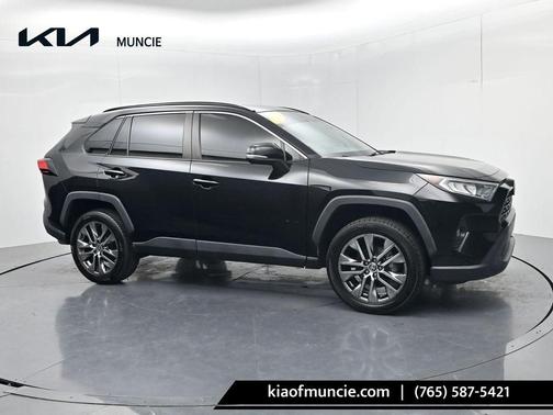 Midnight Black Metallic 2021 Toyota RAV4 XLE Premium