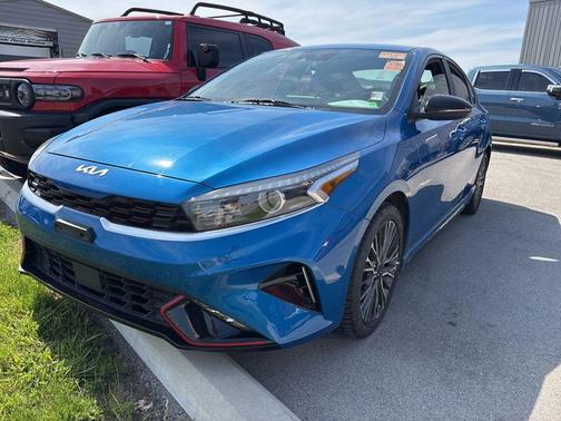 Blue 2022 Kia Forte GT-Line