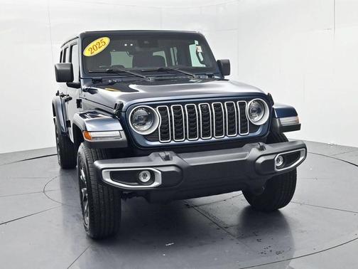 Fathom Blue Pearlcoat 2025 Jeep Wrangler Sahara