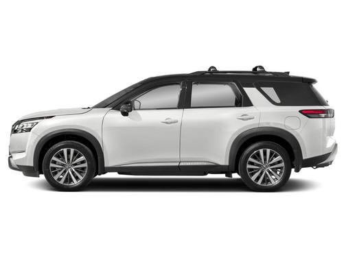 Pearl White Tricoat / Super Black 2022 Nissan Pathfinder Platinum