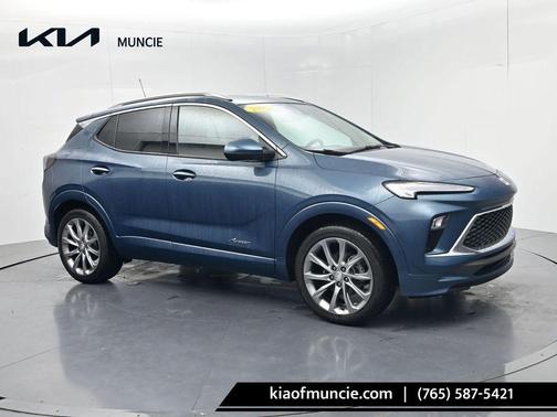 Ocean Blue Metallic 2024 Buick Encore GX Avenir