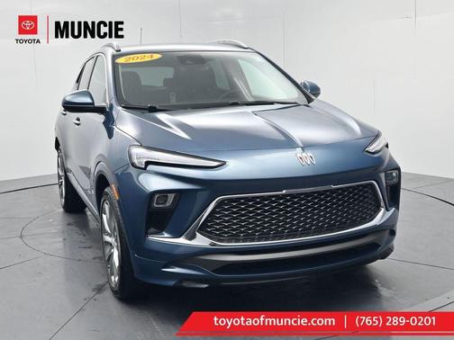 Ocean Blue Metallic 2024 Buick Encore GX Avenir