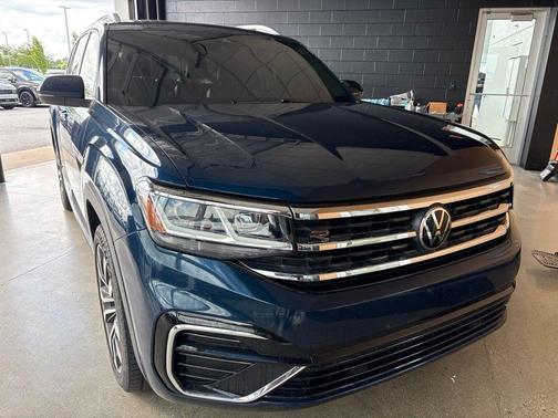 Tourmaline Blue Metallic 2021 Volkswagen Atlas 3.6 V6 SEL R-Line
