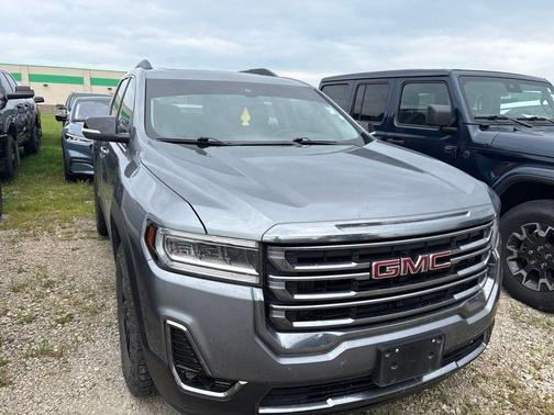 Satin Steel Metallic 2022 GMC Acadia AT4