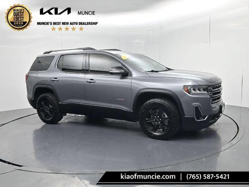 Satin Steel Metallic 2022 GMC Acadia AT4