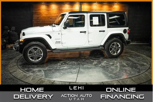 White 2023 Jeep Wrangler Sahara