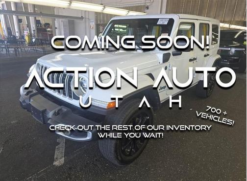 White 2025 Jeep Wrangler 4xe Sahara
