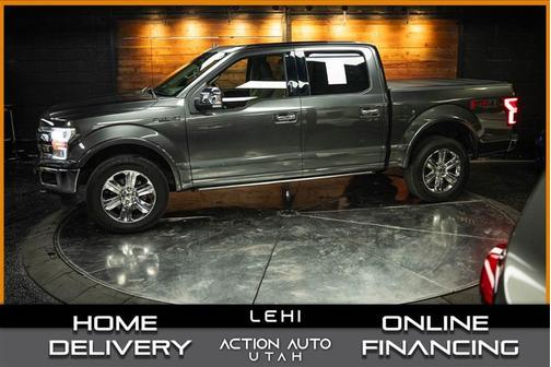 Gray 2018 Ford F-150 Lariat