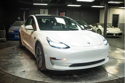 White 2021 Tesla Model 3 Long Range