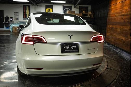 White 2021 Tesla Model 3 Long Range