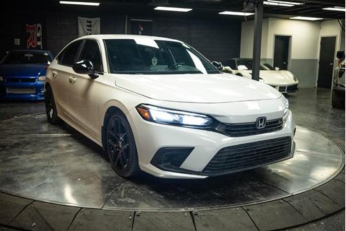 White 2023 Honda Civic Sport