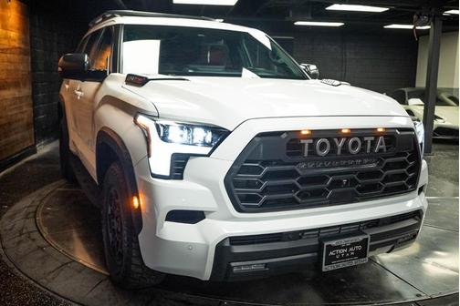 White 2024 Toyota Sequoia TRD Pro