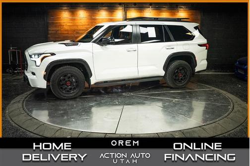 White 2024 Toyota Sequoia TRD Pro