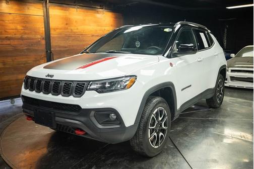 White 2025 Jeep Compass Trailhawk