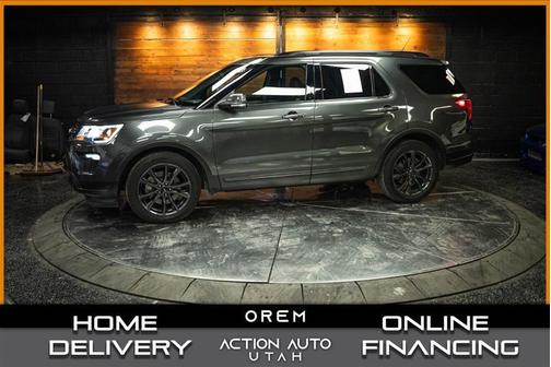 Gray 2019 Ford Explorer XLT
