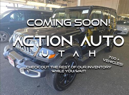 Black 2025 Jeep Wrangler 4xe Sahara