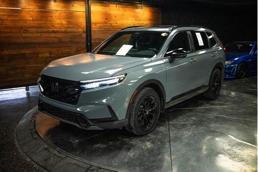 Gray 2024 Honda CR-V Hybrid Sport-L