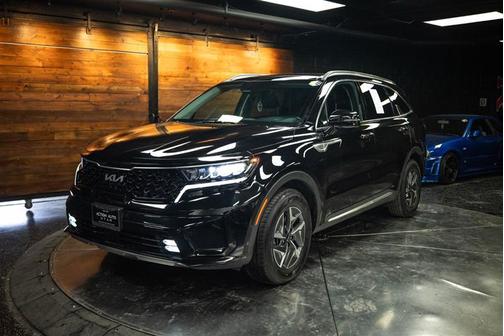 Black 2023 Kia Sorento Hybrid EX