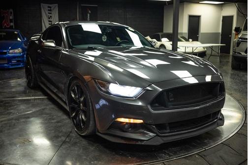 Gray 2017 Ford Mustang GT