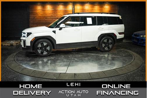 White 2025 Hyundai SANTA FE HEV SEL