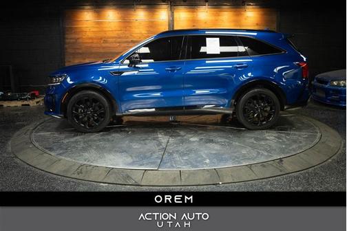 Blue 2021 Kia Sorento SX Prestige
