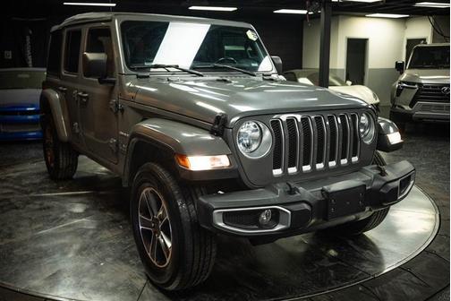 Gray 2023 Jeep Wrangler Sahara