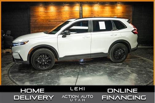 White 2024 Honda CR-V Hybrid Sport
