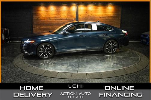 Blue 2025 Honda Accord Hybrid Touring