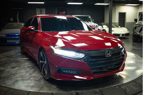 Red 2018 Honda Accord Sport 2.0T