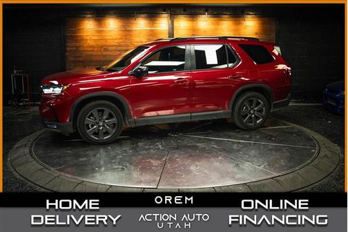 Red 2025 Honda Pilot Sport