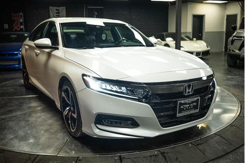 White 2019 Honda Accord Sport