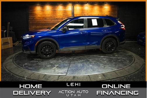 Blue 2024 Honda CR-V Hybrid Sport-L
