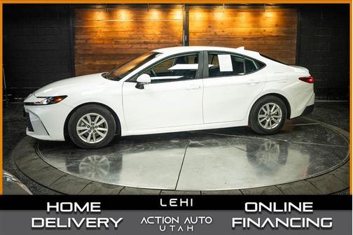 White 2025 Toyota Camry LE