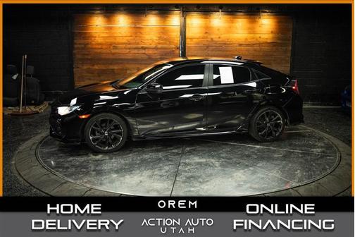 Black 2018 Honda Civic Sport