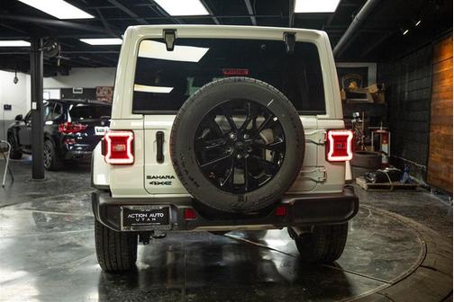 White 2025 Jeep Wrangler 4xe Sahara