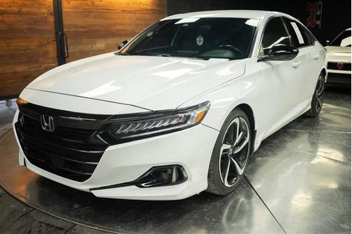 White 2021 Honda Accord Sport 1.5T