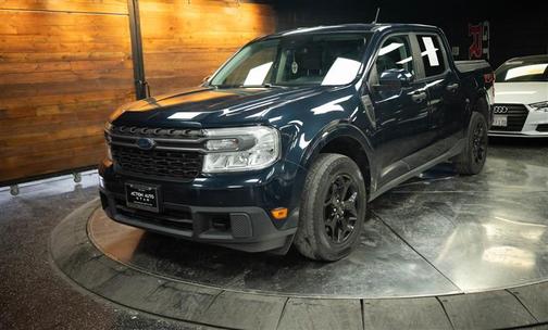 Blue 2022 Ford Maverick XLT