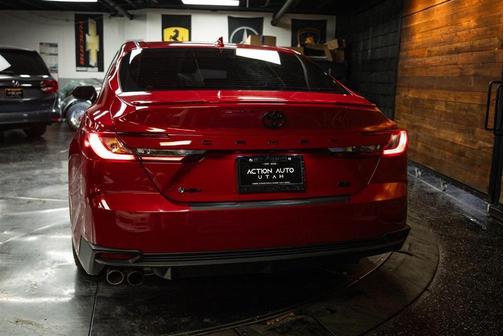 Red 2025 Toyota Camry SE