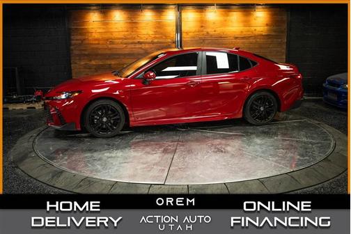 Red 2025 Toyota Camry SE