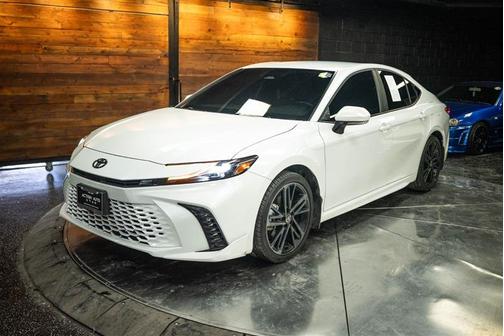 White 2025 Toyota Camry XSE