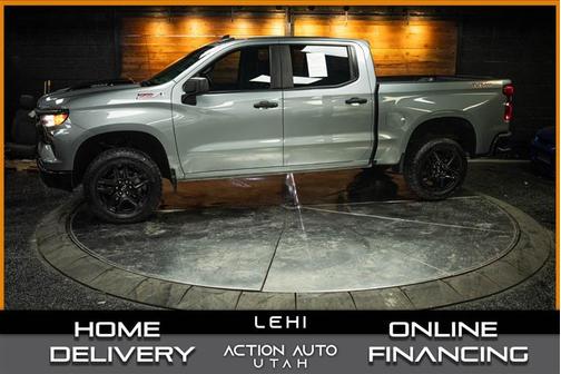 Gray 2025 Chevrolet Silverado 1500 Custom Trail Boss