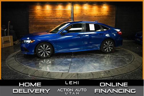 Blue 2024 Honda Civic EX