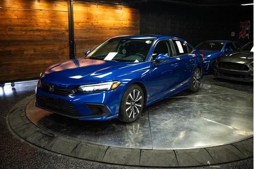 Blue 2024 Honda Civic EX