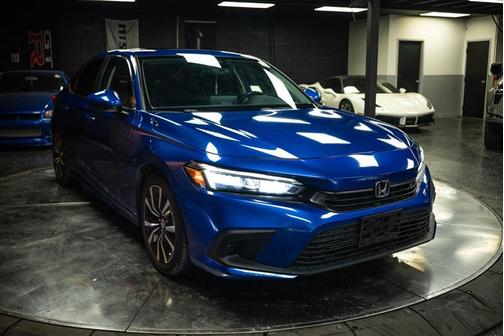 Blue 2024 Honda Civic EX