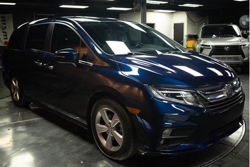 Blue 2019 Honda Odyssey EX-L