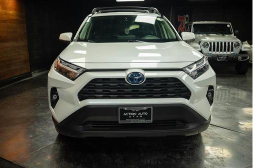 White 2022 Toyota RAV4 Hybrid XLE Premium