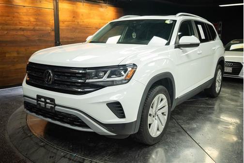 Pure White 2021 Volkswagen Atlas 3.6 V6 SEL