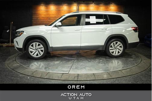 Pure White 2021 Volkswagen Atlas 3.6 V6 SEL